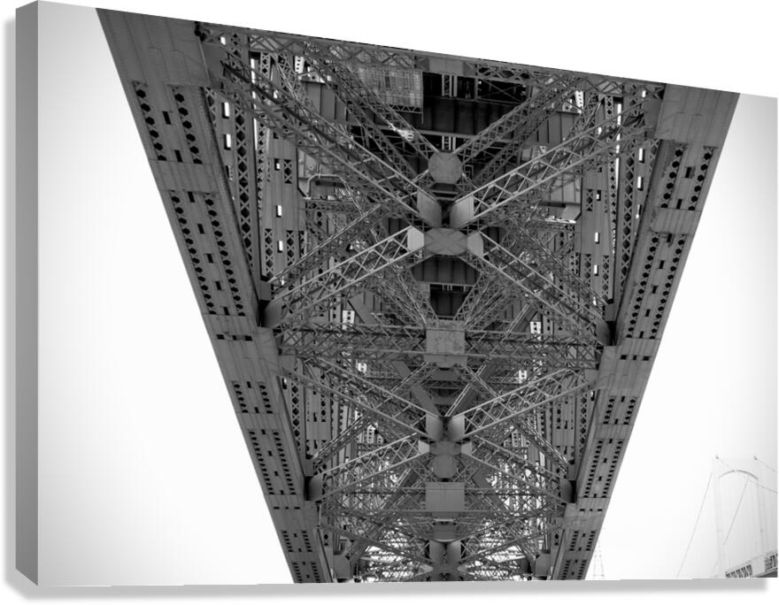 Sous le pont Canvas Print